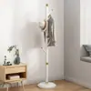 Perchero de estilo europeo transfronterizo, perchero de pie para dormitorio, perchero grande de madera de una sola barra para almacenamiento en el hogar