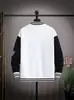 Chaqueta de béisbol moderna estilo americano para hombre, nueva colección otoño/invierno, diseño de alta gama, corte holgado retro, estilo patchwork y forro polar para mayor calidez.
