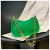 Bolsa Feminina 2023 Primavera Nova Moda Bolsa de Ombro Simples Casual Bolsa Simples Elegante Bolsa Axila Elegante