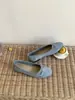 Zapatos de Ballet con Lazo Estilo Coreano First Encounter para Mujer, Planos sin Cordones de Suela Suave, Estilo Dulce