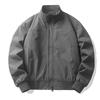 Nueva Chaqueta de Piloto Estilo Americano Otoño e Invierno 2025, Simple Casual Retro Ropa de Trabajo para Exteriores Versátil Chaqueta de Vuelo