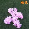 Novo Corredor de Casamento com Neve Artificial Adereços Decoração de Fundo para Casamento Árvore de Flor de Cerejeira Corredor de Casamento com Flor de Cerejeira de Ferro Forjado Enfeites de Casa