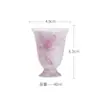 Xícara de chá de porcelana branca de alta qualidade com orquídea pintada à mão, xícara de flor de cerâmica feita à mão, xícara grande para o mestre, xícara de kung fu, xícara individual