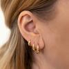 Brincos Europeus e Americanos Transfronteiriços TEMU Mais Vendidos Moda Zircônia Cobre Conjunto de 3 Peças Elegante Luxo Leve Brincos Femininos Brincos Atacado