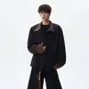 Chaqueta de Trabajo Plegable para Exteriores con Cuello Alto y Cremallera para Hombres y Mujeres Otoño Tendencia Marca Chaqueta para Exteriores Top Deportivo Casual