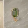 Gancho adhesivo de lujo ligero para el hogar, sin perforaciones, resistente y de gran capacidad, para colgar en la pared de la puerta, ropa y baño, sin costuras
