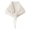 Bufanda Triangular de Cachemir para Mujer 100% Cachemir Puro Más Fácil de Combinar Protección Cálida para el Cuello Moda Casual Bufanda Tejida de Color Sólido