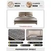 Cama Minimalista Italiana Oreja de Elefante Piel Genuina Moderna Simple 1.8m Doble Recámara Principal Cama Grande Tapicería Suave Almacenamiento Cama Silenciosa