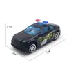 Coche de Juguete de Aleación Modelo de Simulación Coche de Policía Coche Deslizante de Aleación para Niños Coche Deportivo de Carreras Juguete para Niño