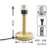 Base de Lámpara de Mesa de Madera Maciza Accesorios de Iluminación Portalámparas Accesorios DIY Lámpara de Mesita de Noche Base de Tornillo E27 Base de Lámpara de Madera