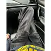 Novas Calças Jeans Lavadas Retrô com Padrão de Raio Homem Streetwear Malandro Bonito Tendência Cool Homem Versátil Design de Bolsos
