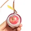 Un Colgante de Manzana para Viajes Seguros, Llavero Creativo, Decoración de Coche, Regalo para Mejor Amigo, Lindo Colgante para Bolso