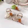 Presilha de Cabelo Fofa de Tubarão Cor de Gelatina Acessório Versátil para Cabelo para Mulheres Pente para Coque Pinça para Parte de Trás da Cabeça