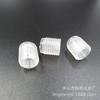 Parafuso plástico oco parafuso oco hexagonal isolante dente tubo fio passante pino LED parafuso porca transparente