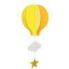 Suministros de Decoración para Boda, Vacaciones, Fiesta de Cumpleaños, Adornos Colgantes Tridimensionales, Colgantes de Ventana de Nube de Globo Aerostático con Forma de Corazón