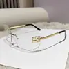 Gafas de Sol Curvas Sin Marco de Una Pieza Estilo Y2K Hot Girl Protección UV Gafas de Sol Moda Nueva Europea y Americana