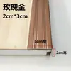 Tira de Acabado para Piso de Madera de Aleación de Aluminio Engrosada en Forma de 7 y L Tira Antideslizante para Escaleras Protector de Esquina en Ángulo Recto para Entrada de Alfombra