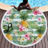 Nueva toalla de playa de microfibra y borlas, toalla de baño, tapete para almuerzo, flamenco, nueva impresión digital 3D de una pieza