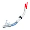 Equipamento de mergulho novo para adultos aparelho respiratório de natação suprimentos de snorkeling exportação tubo de respiração semi-seco de borracha atacado