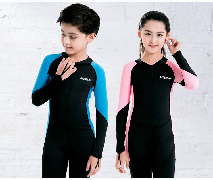 儿童无帽薄款潜水服_15