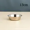 Tigela de Aço Inoxidável para Pet, Tigela Universal de Comida para Gatos e Cachorros, Tigela Grande de Ração para Gatos, Suprimentos para Cachorros, Tigela de Pet Transfronteiriça
