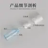Botella de Spray Transparente de 50ml 80ml Loción Plástico PET Botella de Hidratación Botella con Spray Lateral Cosméticos Reempaque Tónico