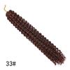 Extensión de cabello con dedos de 18 pulgadas para mujer africana con trenza sucia y pasión, peluca de fibra química con trenza sucia y gancho de mano, comercio exterior