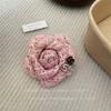 Broche de Flor de Camelia Vintage para Otoño e Invierno, Forma de Nuca para Mujer, Hebilla de Pin de Flor de Lana, Estilo Chanel, Corsage, Accesorios para Abrigo