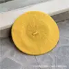 Chapéu Infantil Transfronteiriço Boina de Lã Chapéu de Pintor para Meninas Chapéu Tricotado Outono e Inverno Cor Doce Chapéu de Abóbora Fofo