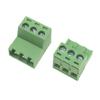 Acoplamiento sin soldadura 2EDG 5.08mm tipo enchufable 2EDGRK5.08 enchufe terminal de cableado verde 2p-10P
