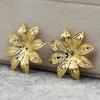 DIY acessórios de jóias artesanais 30*30mm cobre tridimensional flor hairpin broche nupcial acessórios para o cabelo passo material A441