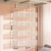 Essenciais para Dormitório de Faculdade Prateleira de Armazenamento para Cama Inferior Quarto Cama Suspensa Artefato de Armazenamento Gancho de Parede para Cabeceira Gancho Rack