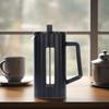 Cafetera de Prensa Francesa Vidrio de Borosilicato Grueso Hogareña Cafetera de Filtro Manual para Café y Té