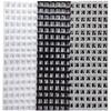 Tela de malla PV transpirable de puntos blanco gris negro para proteger a niños y mascotas fuera de la puerta, pasamanos de escalera, etc.