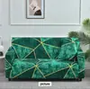 Funda de Sofá Elástica Todo Incluido Cuatro Estaciones Leche de Seda Elástica Estampada Funda de Sofá Combinación Individual y Doble Funda de Sofá para el Hogar