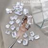 Rincones Premium K9 para Uñas, Diamantes de Circonita Transparente Brillantes, Estilo Azúcar Helado, Populares en Xiaohongshu, Rincones para Decoración de Uñas