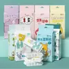 Mini Toallitas Húmedas para Limpiar Manos y Boca de Niños, Engrosadas, Papel de Mini Toallita Húmeda, Paquetes Pequeños, Llévalas en Cualquier Momento