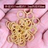 Anel único torcido prateado Xizang anel aberto anel fechado pulseira DIY colar anel de conexão material de brincos caseiros