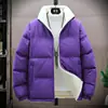 Nueva Chaqueta de Algodón de Doble Cara Atrapadora de Calor para Otoño/Invierno para Hombre, Cómoda, Versátil, Cortavientos, Cálida, Ropa de Abrigo con Cuello Alto para Hombre, Lana de Cordero