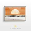 Pintura Decorativa Criativa Simples Abstrata de Nascer do Sol para Pendurar na Entrada Venda por Atacado Pintura Decorativa para Corredor Sala de Estar Pintura para Casa Quarto Sala de Jantar