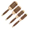 Pente Curvador de Cerdas de Javali, Pente Curvador de Ondas Grandes com Tubo de Alumínio, Pente Redondo, Pente Cilindro Grande, Pente Cilindro de Nylon