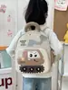 Mochila Escolar para Jardín de Infancia Estilo Coreano Excavadora, Mochila Linda de Dibujos Animados para Niños y Niñas, Bolsa de Estudiante Infantil Super Linda