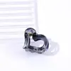 Clip de Pinza para Agarrar Amor Hueco Pequeño de 2.5 CM Estampado de Leopardo Colorido Pinza para Flequillo Femenino Pinza para Cabello Roto Pinza para el Cabello Pinza Caliente Transfronteriza