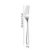 Faca, Garfo e Colher de Aço Inoxidável 304 Talheres Espessos Comida Ocidental Hotel High-End Jogo de Faca e Garfo para Bife Colher de Sobremesa Kunting