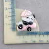 Caixa de Armazenamento DIY Grampo Animal de Desenho Animado Acessórios de Resina Geladeira Panda DIY Cola Cremosa Adesivo Materiais de Decoração