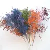 Venda Quente Grama de Rosa Realista Flores de Casamento de Alta Qualidade Materiais Decoração de Salão de Casamento Acessórios para Arranjo de Flores de Teto Flores Artificiais de Plástico