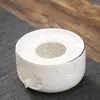 Bule de flor de vidro aquecido estilo japonês Lou base vazia Restaurante Aquecimento por vela chá perfumado isolamento chá cerâmica fogareiro de chá quente
