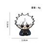 Nuevo Merchandising de Jujutsu Kaisen Gojo Satoru Insignia Metálica de Dibujos Animados Decoración para Mochila Hebilla Antiexposición Temporada de Graduación