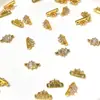Pulseira Colar Espaçador de Pérolas de Duas Fileiras Banhada a Ouro Prata S925 Zircônia Microcravejada Acessórios Manuais DIY Fivelas Decorativas de Duas Fileiras