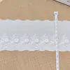 7-9cm Tela de Algodón Blanca Encaje Bordado Hueco DIY Accesorios para Ropa de Muñecas Hechas a Mano Cortina Decorativa Tiras de Textiles para el Hogar